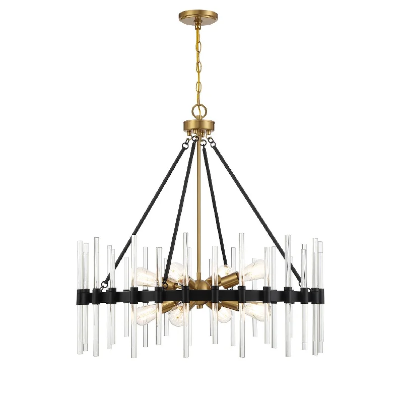 Chandeliers with Murano Glass for a High - End Artistic TouchSantiago Eight Light Pendant