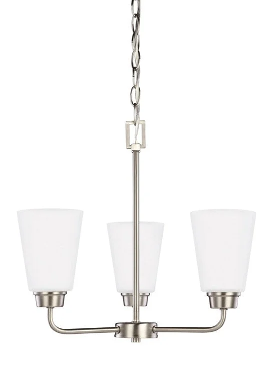 Chandeliers with Murano Glass for a High - End Artistic TouchKerrville Three-Light LED Chandelier