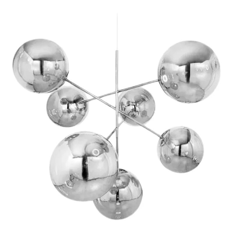 Chandeliers with Clear Crystal for a Sparkling EffectGlobe Large LED Chandelier