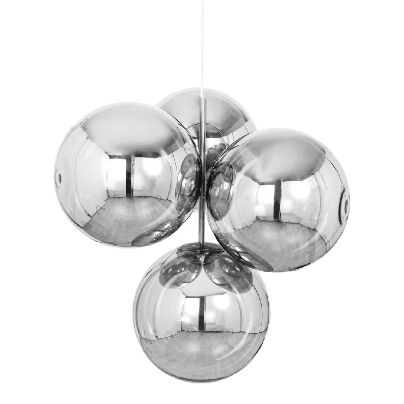 Chandeliers for High Ceilings to Fill Vertical SpaceGlobe Small LED Chandelier