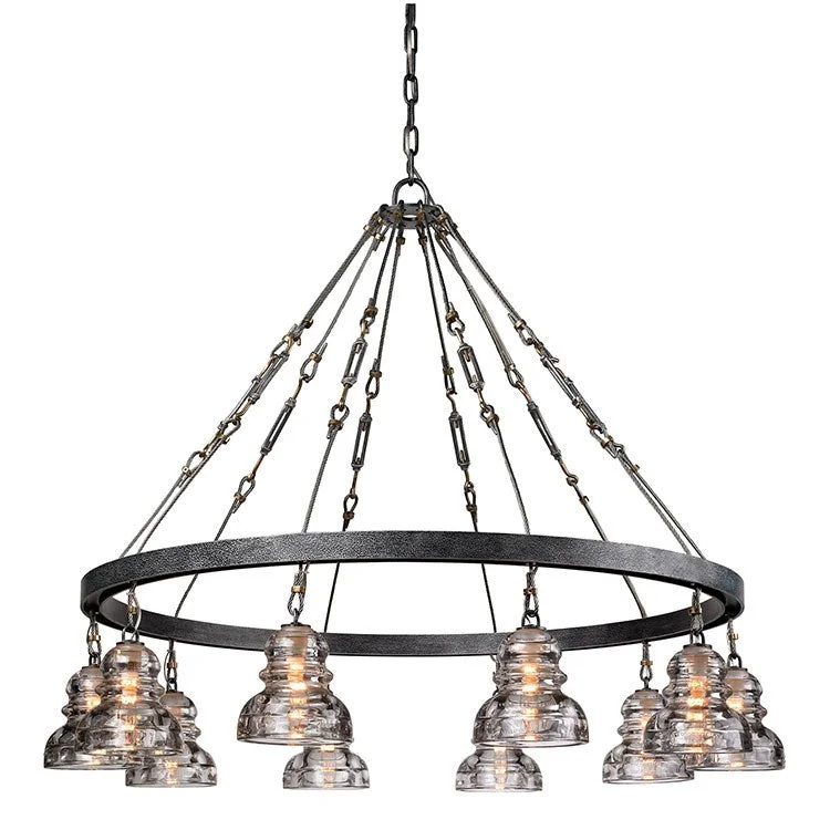 LED Chandeliers for Energy - Efficient LightingMenlo Park Ten-Light Large Chandelier