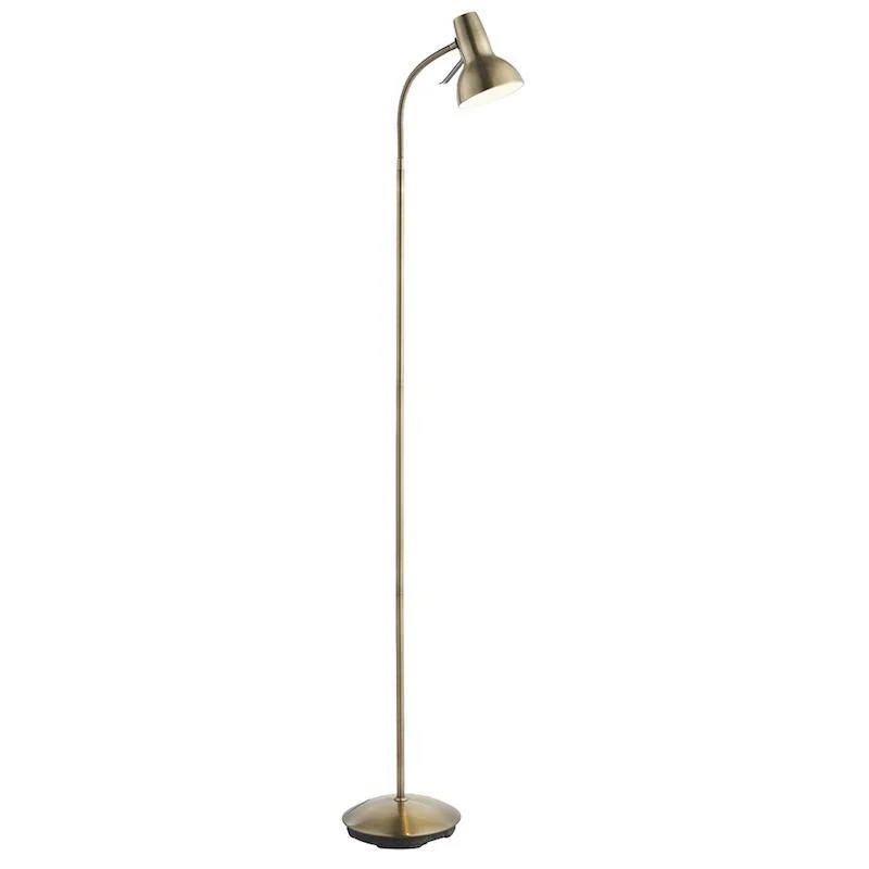 Marble Base Floor Lamp for a Touch of LuxuryAmalfi Antique Brass Floor Lamp