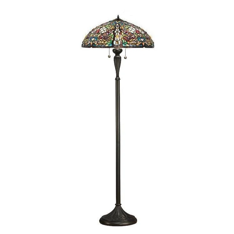 USB Charging Port Floor Lamp for Convenient Device ChargingInteriors 1900 Anderson Tiffany Floor Lamp