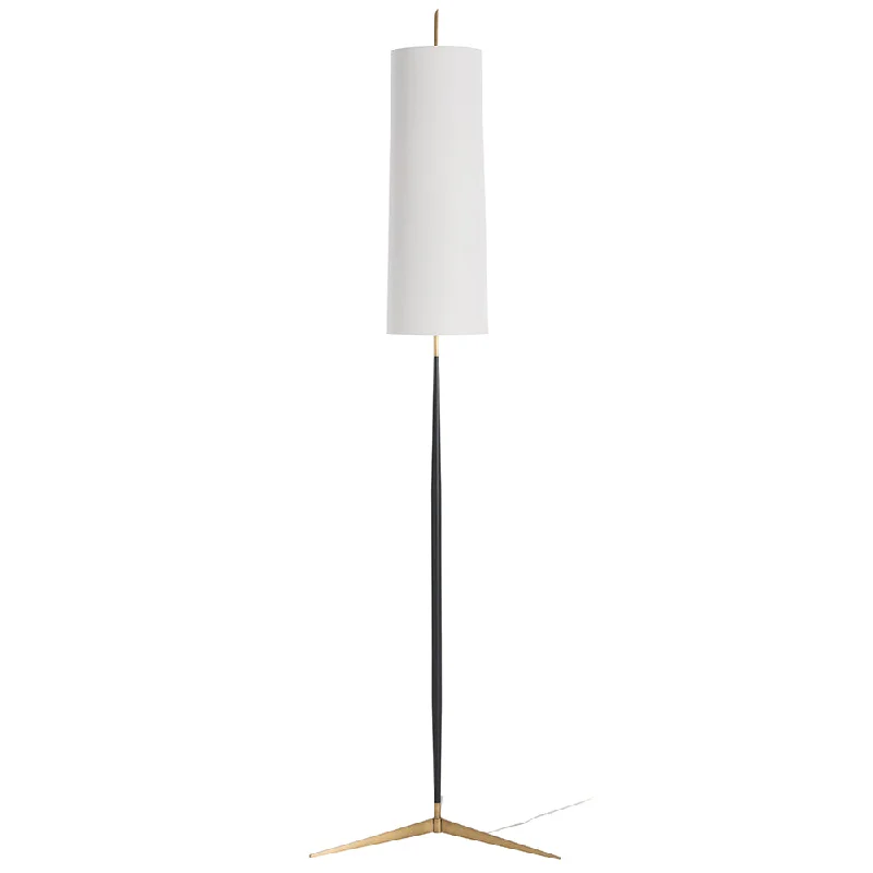 Metal Floor Lamp with a Matte Black Finish for a Sleek LookDunn Floor Lamp