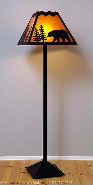 Glass Floor Lamp with Frosted Shades for Soft Diffused LightLamps - Floor Lamps