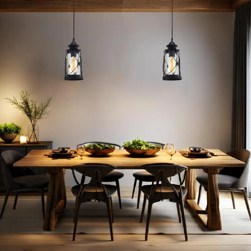 Industrial Lighting for Food Processing FactoriesBradford Pendant Light in Black or Antique Silver