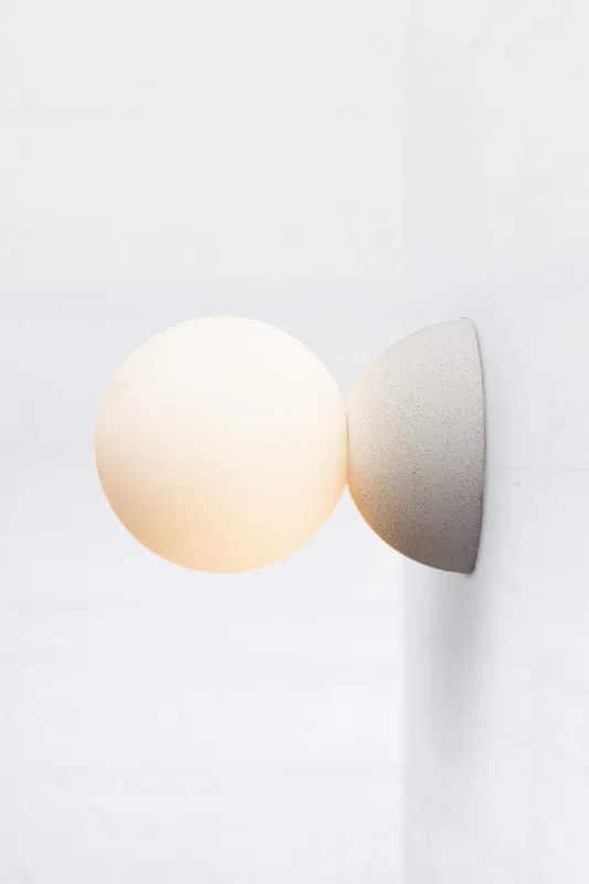 Energy - Efficient Industrial Lighting for Cost - SavingsBrooklyn Concrete Orb Wall Light