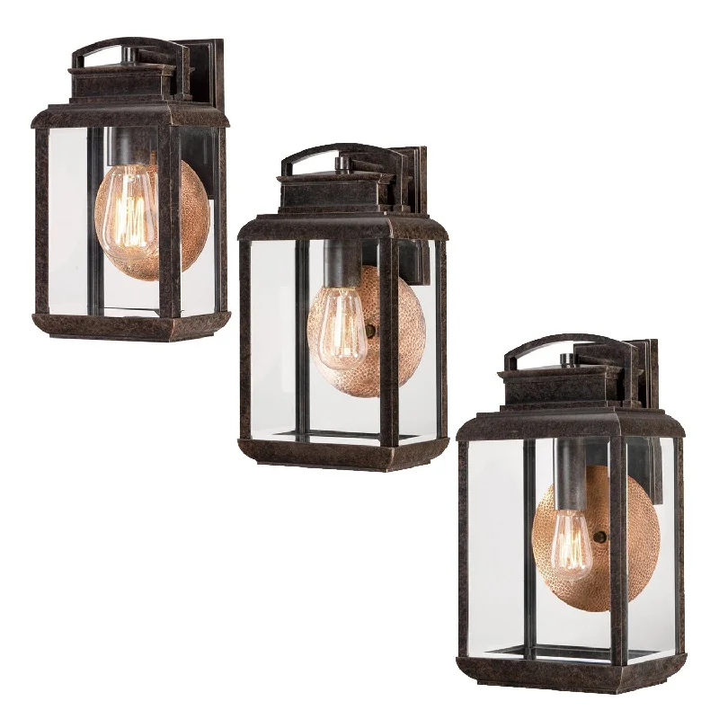 High - Bay LED Industrial Lighting for WarehousesByron Wall Lantern Small/Medium/Large E27 in Bronze Elstead Lighting - ELS.QZ-BYRON