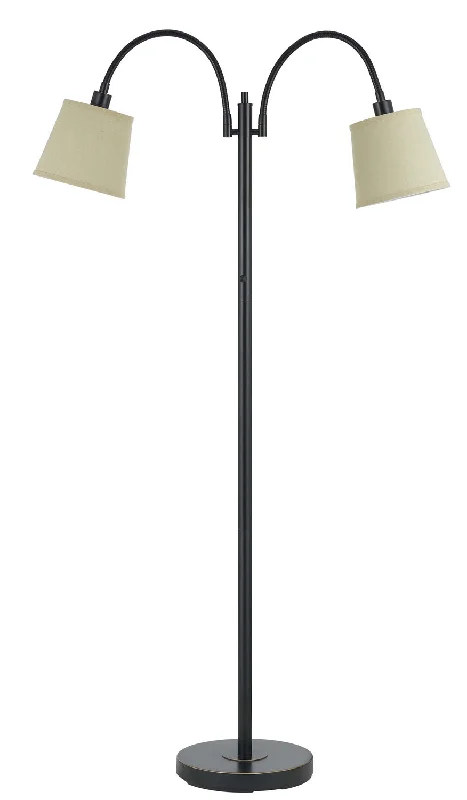 Fabric Floor Lamp with a Linen Shade for a Relaxed AestheticGail Floor Lamp