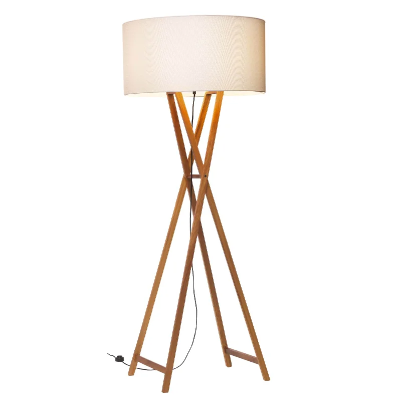 Fabric Floor Lamp with a Linen Shade for a Relaxed AestheticCala Floor Lamp