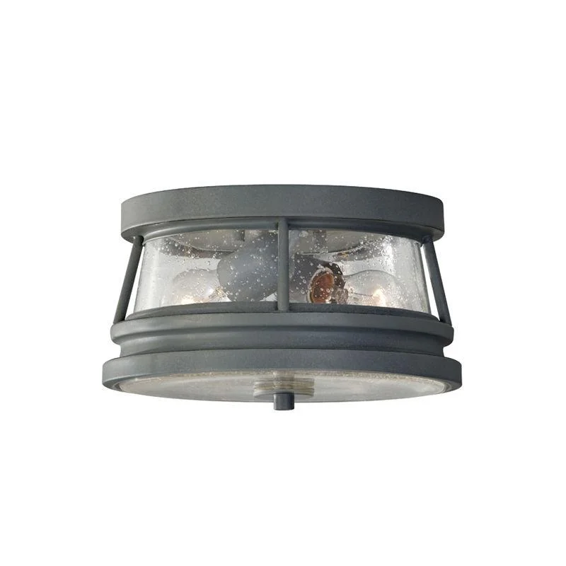 Low - Bay Industrial Lighting Fixtures for Small FactoriesChelsea Harbor Flush Ceiling Light E27 in Storm Cloud Elstead Lighting - ELS.FE-CHELSEAHBR-F