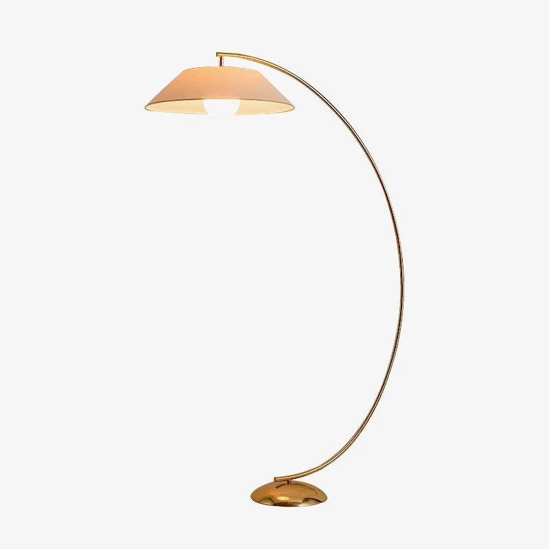 Fabric Floor Lamp with a Linen Shade for a Relaxed AestheticCirco Floor Lamp