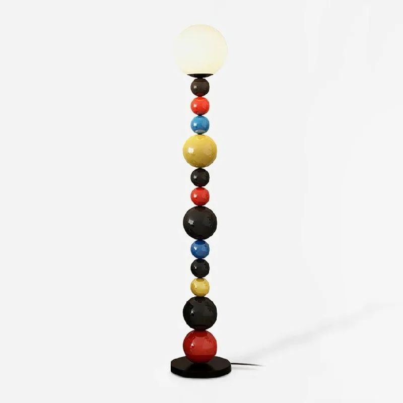 Wood Floor Lamp with Natural Grain for a Warm and Organic FeelColorful Round Ball Floor Lamp