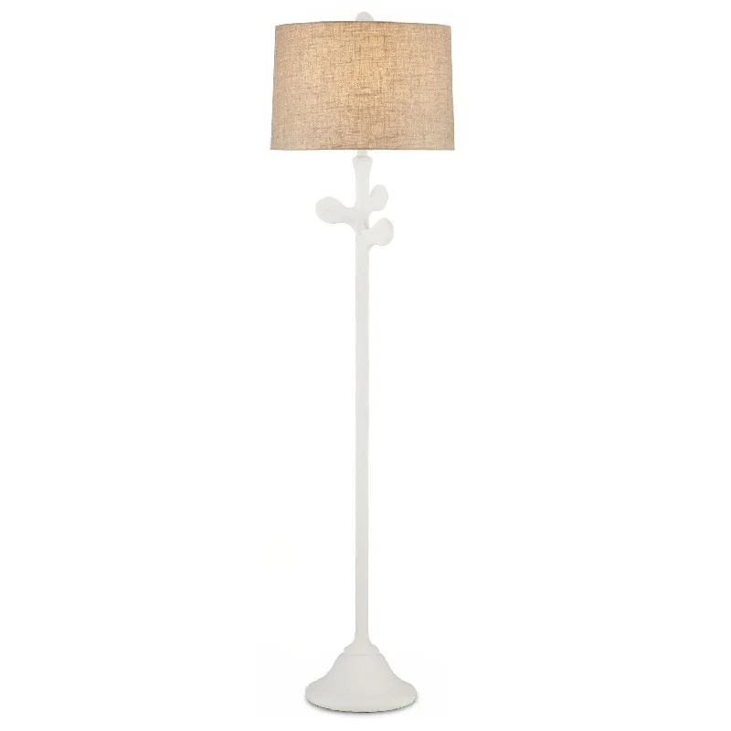 Wood Floor Lamp with Natural Grain for a Warm and Organic FeelOne Light Floor Lamp