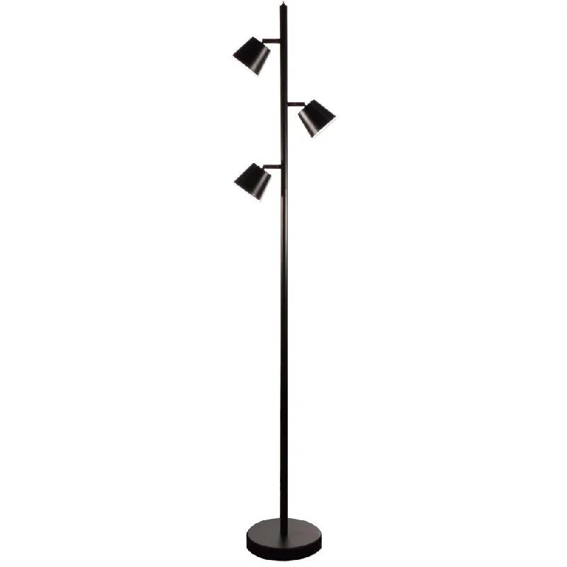 Industrial Style Floor Lamp with Exposed Bulbs for Loft ApartmentsModern LED Floor Lamp