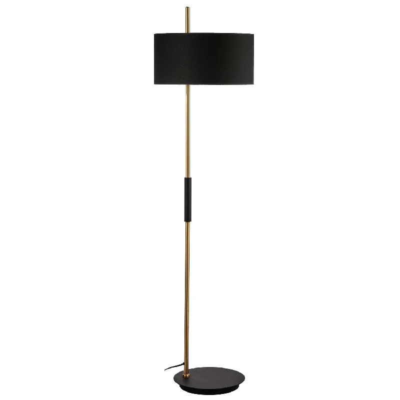 Fabric Floor Lamp with a Linen Shade for a Relaxed AestheticFitzgerald Floor Lamp