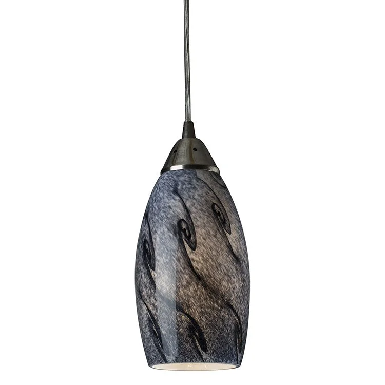 African - Inspired Ceiling Lights with Tribal Patterns and Natural MaterialsGalaxy Single-Light LED Pendant