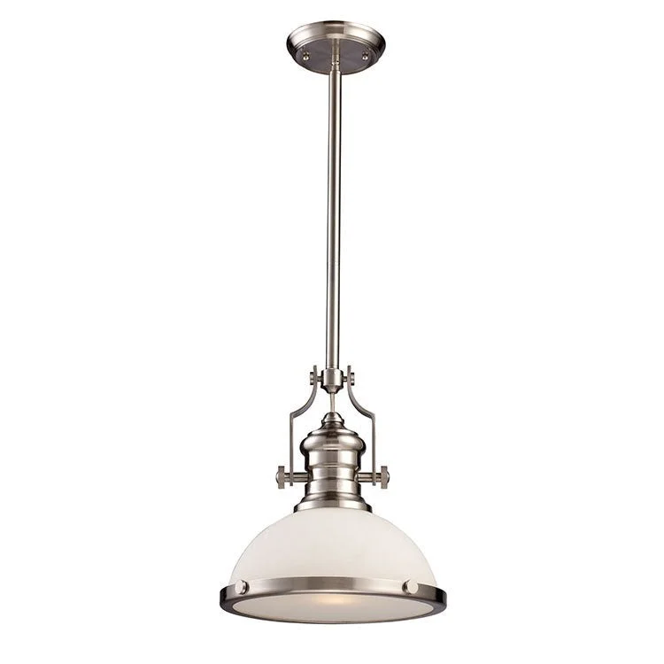 Metal Ceiling Lights in Brass, Copper, Stainless Steel, and IronChadwick Single-Light LED Pendant