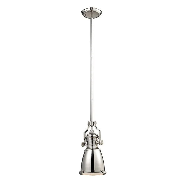 Metal Ceiling Lights in Brass, Copper, Stainless Steel, and IronChadwick Single-Light LED Pendant