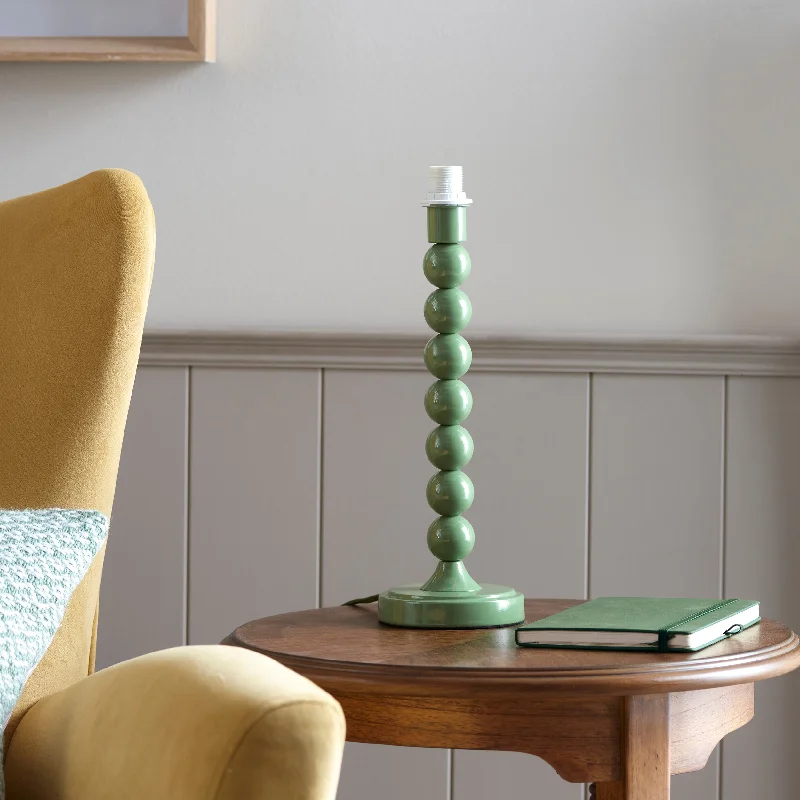 Marble Base Floor Lamp for a Touch of LuxuryEndon Higgledy Green Painted Metal Table Lamp