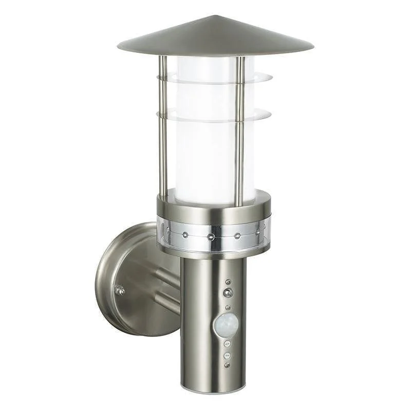 Marble Base Floor Lamp for a Touch of LuxurySaxby Pagoda Brushed Stainless Steel Outdoor PIR Wall Light