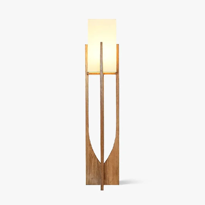 Wood Floor Lamp with Natural Grain for a Warm and Organic FeelFairbanks Floor Lamp