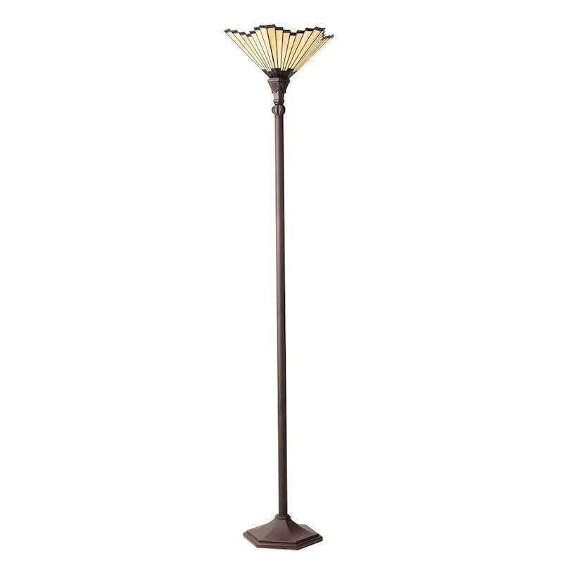 Bohemian Inspired Floor Lamp for Eclectic Home DecorOaks Lighting Feste Tiffany Floor Lamp