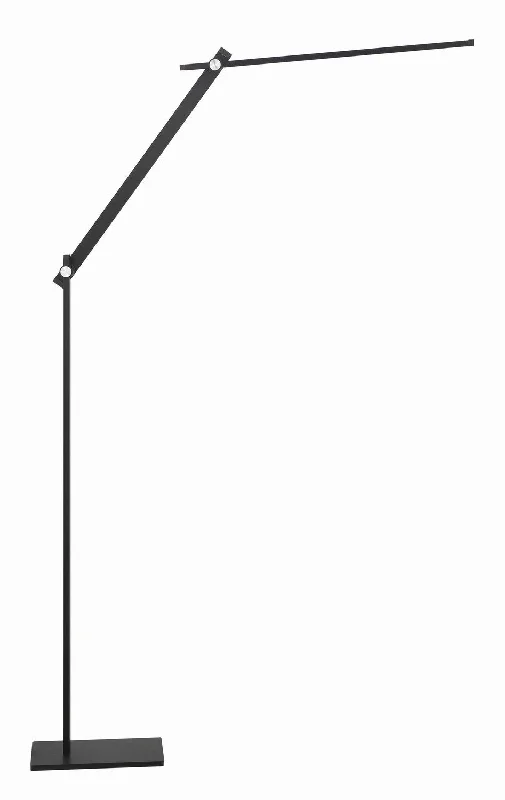 Glass Floor Lamp with Frosted Shades for Soft Diffused LightTask Portables LED Floor Lamp