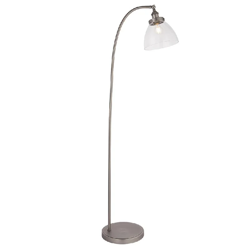 Adjustable Height Floor Lamp for Versatile Lighting NeedsHansen Brushed Steel Floor Lamp