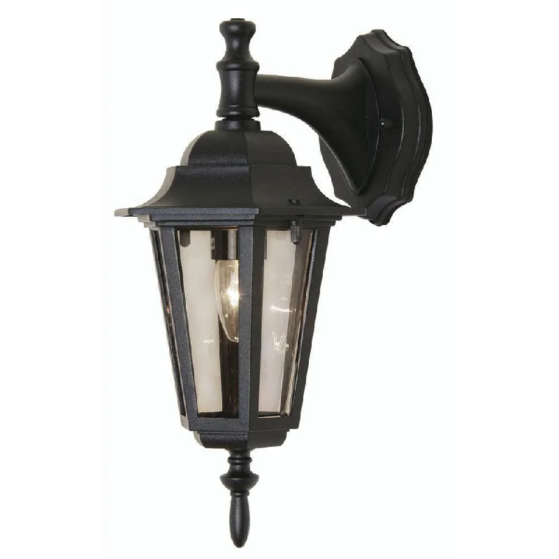 Marble Base Floor Lamp for a Touch of LuxuryOaks Haxby Black Outdoor Downlighter Wall Light