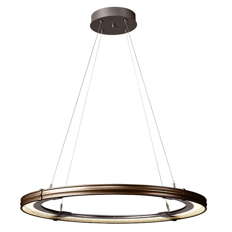 Glass Ceiling Lights with Frosted, Colored, or Etched GlassAria LED Pendant