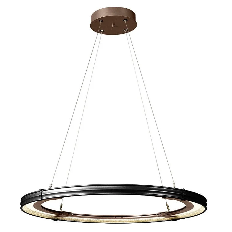 Glass Ceiling Lights with Frosted, Colored, or Etched GlassAria LED Pendant