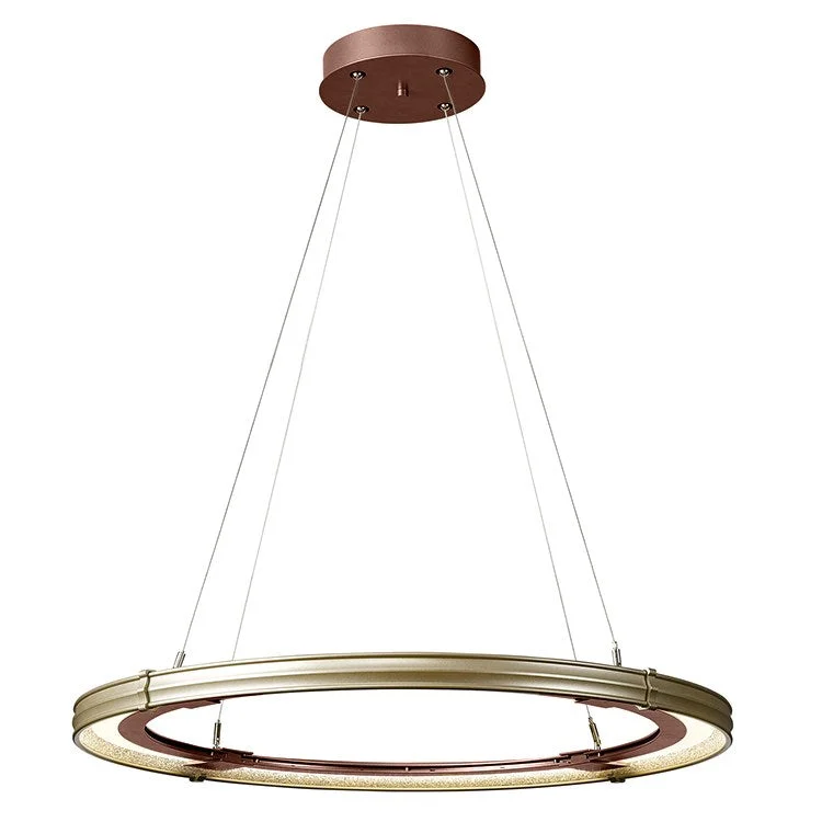 Glass Ceiling Lights with Frosted, Colored, or Etched GlassAria LED Pendant