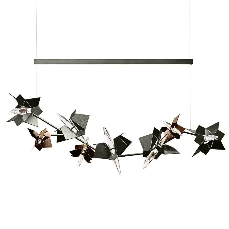 Art Deco Ceiling Lights with Geometric Patterns and Metallic FinishesBelladonna LED Pendant