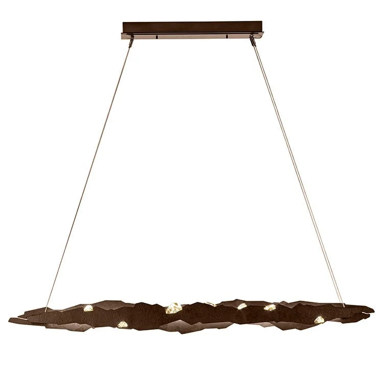 Metal Ceiling Lights in Brass, Copper, Stainless Steel, and IronTrove LED Pendant