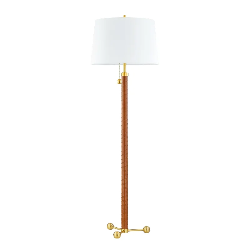 Bohemian Inspired Floor Lamp for Eclectic Home DecorNOHO Two Light Floor Lamp