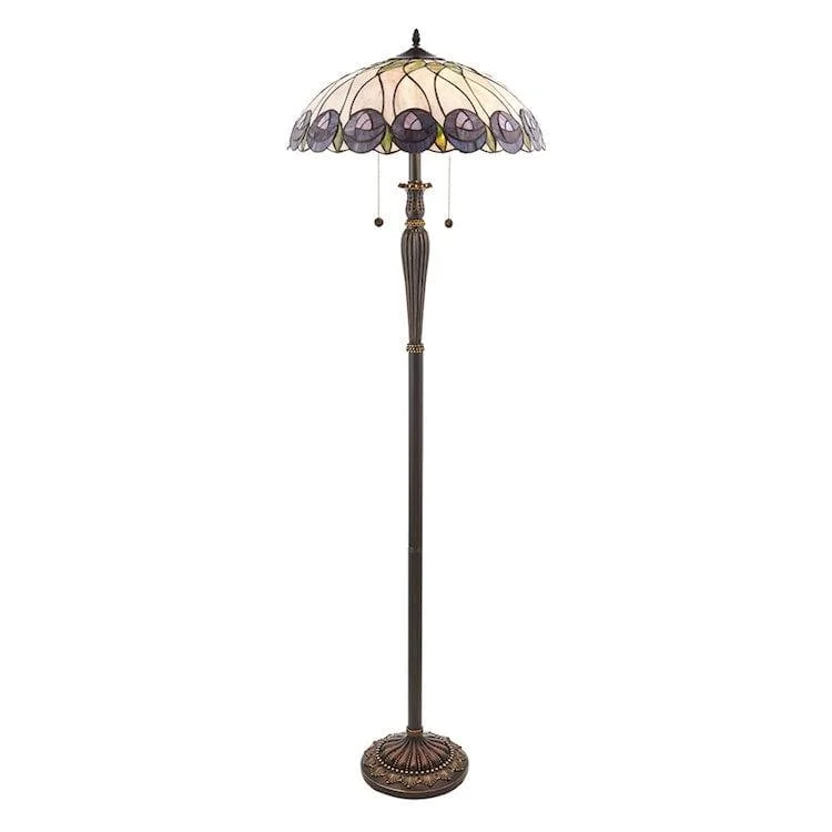 Smart Floor Lamp with Voice Control and Bluetooth ConnectivityInteriors 1900 Hutchinson Tiffany Floor Lamp