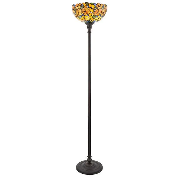 Marble Base Floor Lamp for a Touch of LuxuryInteriors 1900 Josette Uplighter Tiffany Floor Lamp