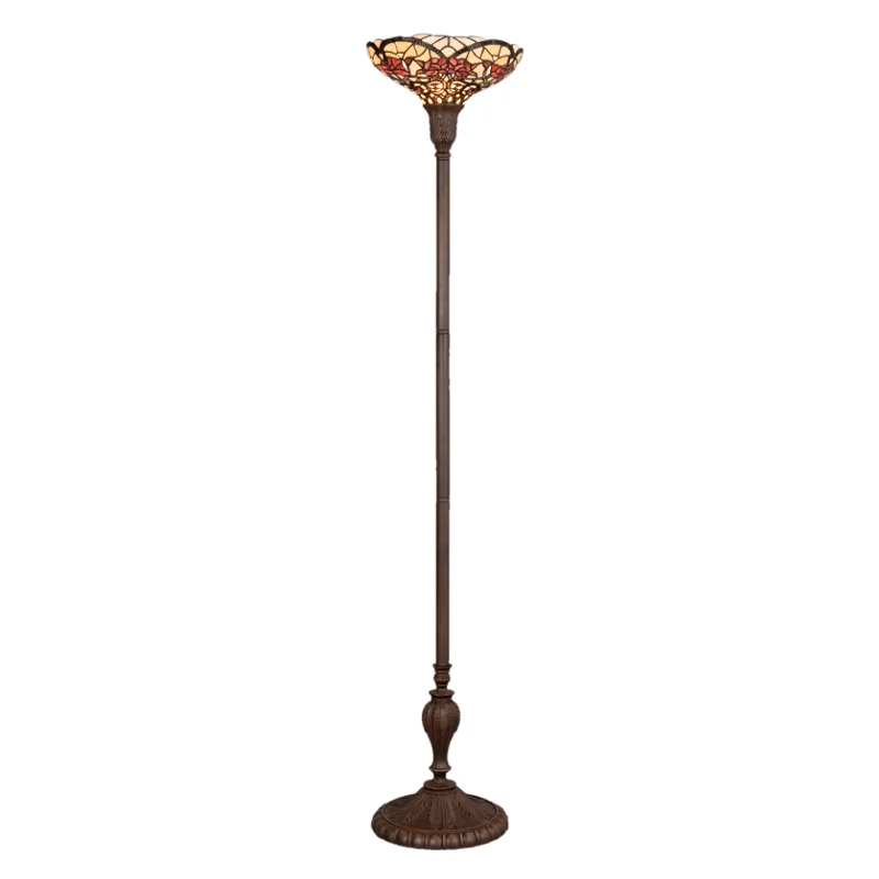 Adjustable Height Floor Lamp for Versatile Lighting NeedsLangham Torchiere Tiffany Floor Lamp - Tiffany Lighting Direct