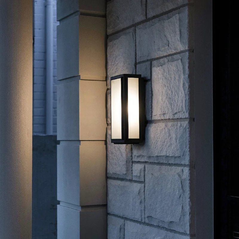 Durable Industrial Lighting for Harsh EnvironmentsLille Outdoor Wall Light Medium Old Bronze in Clear or Frosted Glass