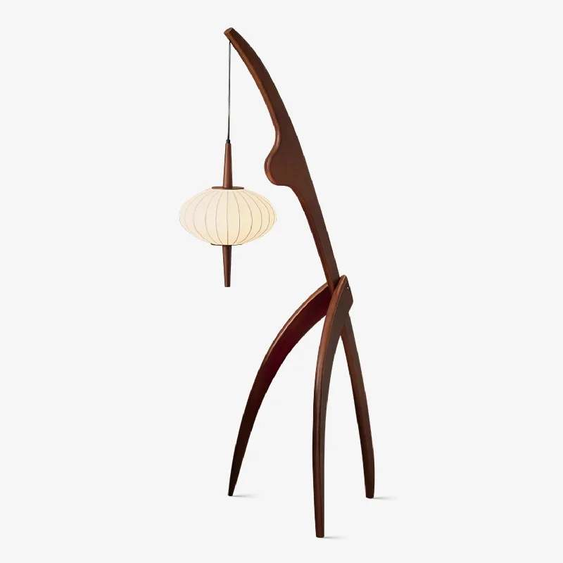  Way Switch Floor Lamp for Multiple Light Intensity LevelsMantis Wood Floor Lamp