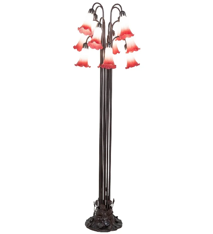 Adjustable Height Floor Lamp for Versatile Lighting NeedsPink 12 Light Floor Lamp