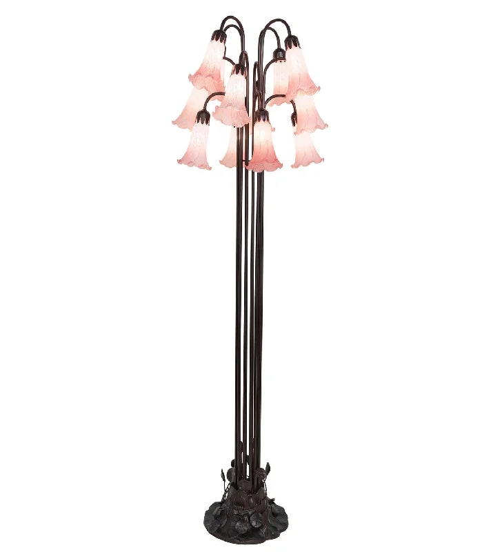 Victorian Style Floor Lamp for Traditional and Elegant InteriorsPink 12 Light Floor Lamp