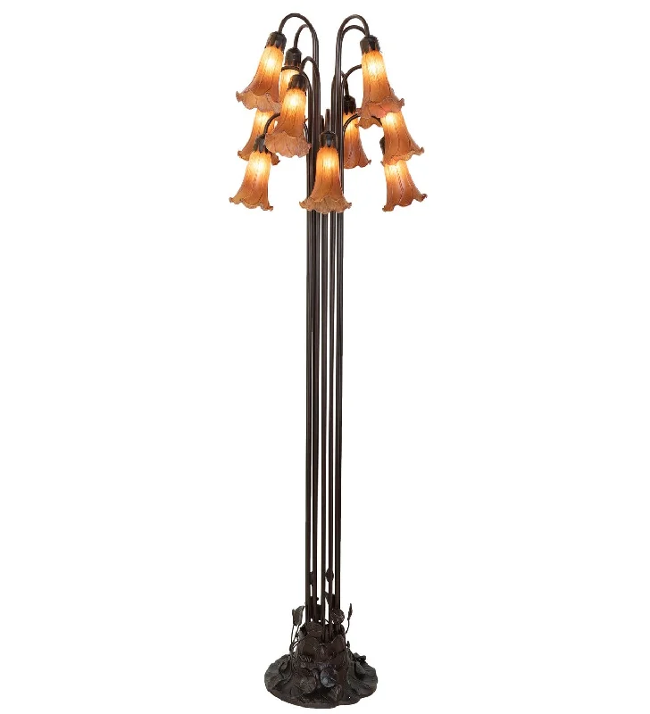 Adjustable Height Floor Lamp for Versatile Lighting NeedsAmber 12 Light Floor Lamp