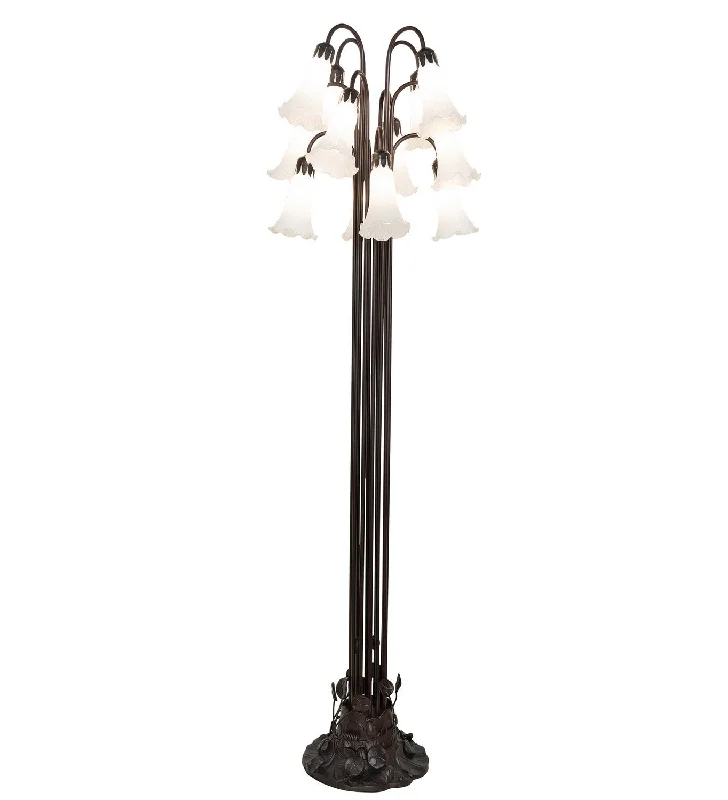 Dimmable Floor Lamp for Adjustable Lighting AmbianceWhite 12 Light Floor Lamp