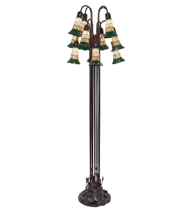 Victorian Style Floor Lamp for Traditional and Elegant InteriorsTiffany Pond Lily 12 Light Floor Lamp