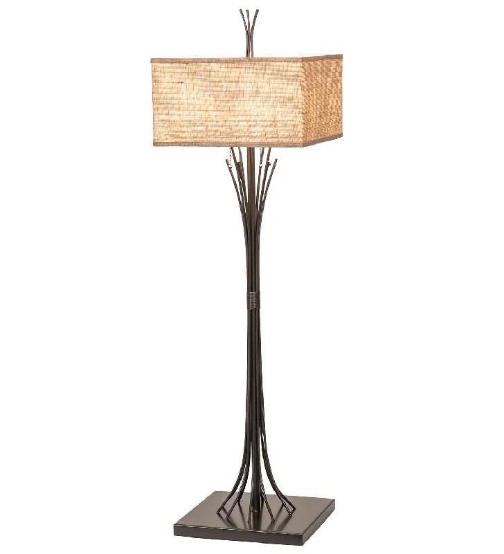 Fabric Floor Lamp with a Linen Shade for a Relaxed AestheticRamus Four Light Floor Lamp