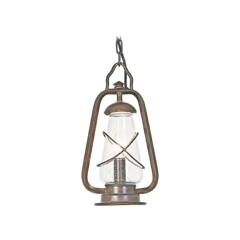 Waterproof Industrial Lighting for Wet AreasMiners Chain Lantern E14 IP44 in Old Bronze Elstead Lighting - ELS.MINERS-CHN