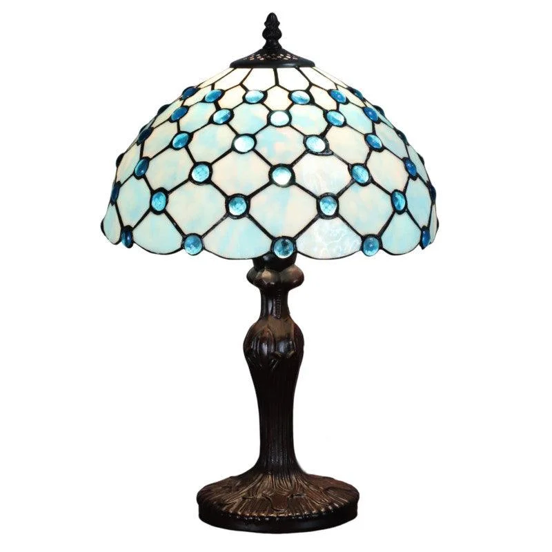 Modern Minimalist Floor Lamp for Contemporary Living RoomsMinster 10" Seaton Tiffany Table Lamp