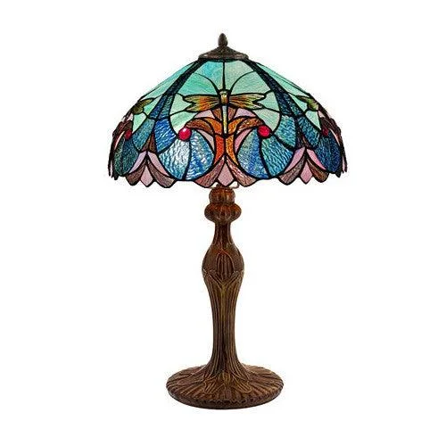 Smart Floor Lamp with Voice Control and Bluetooth ConnectivityMinster Blue 12" Tiffany Dragonfly Table Lamp